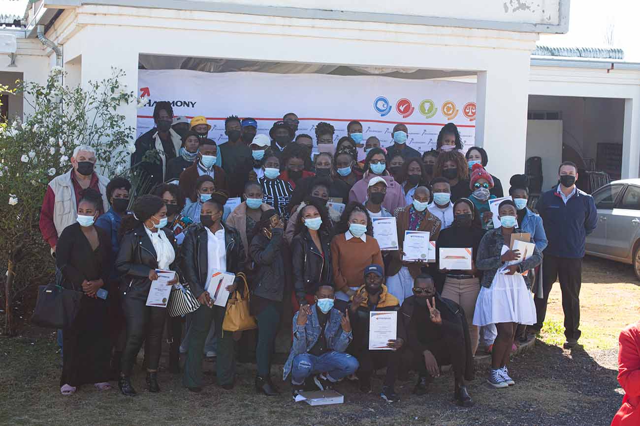 Prisma Training Solutions and Harmony Gold Mine come together for the Khuma Community Project